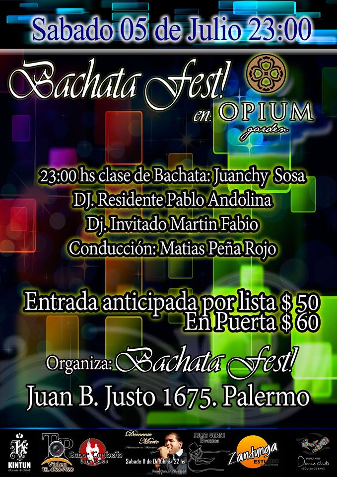 BACHATA FEST! ( EN OPIUM )
