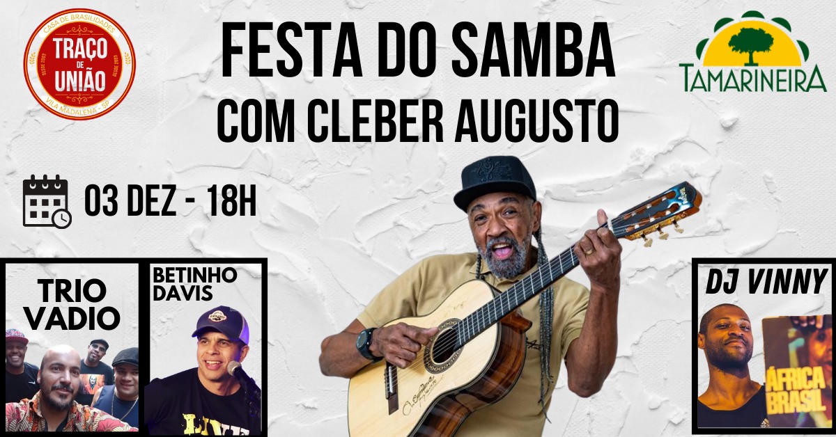 FESTA DO SAMBA COM CLEBER AUGUSTO