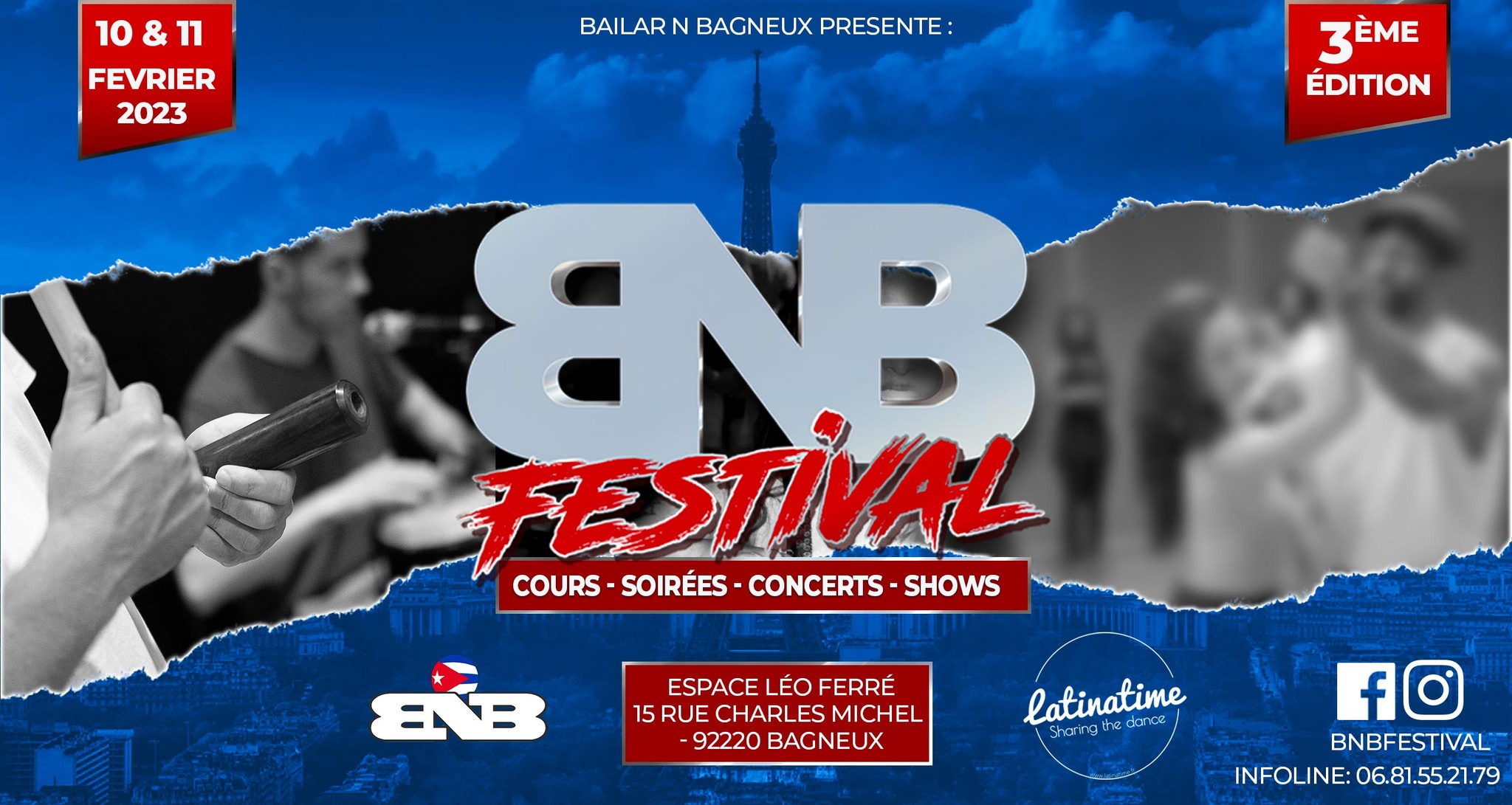 BNB Festival 3ème Édition 10 et 11 février 2023, à Bagneux