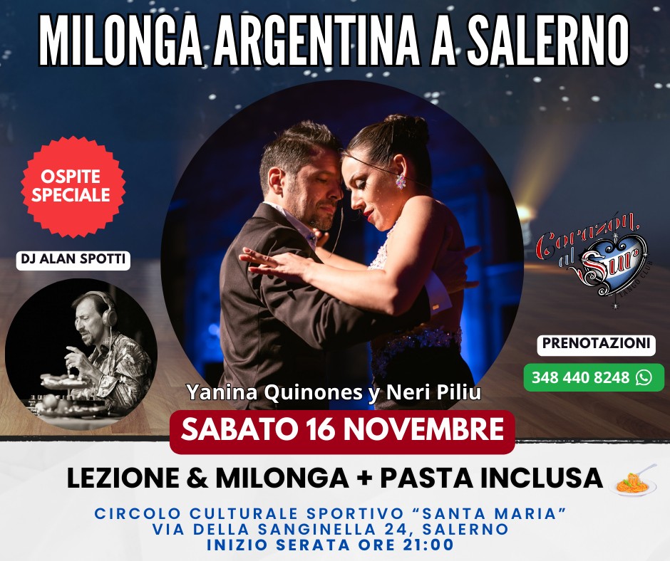 Milonga Argentina a Salerno