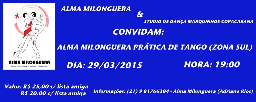 ALMA MILONGUERA PRÁTICA DE TANGO (ZONA SUL)