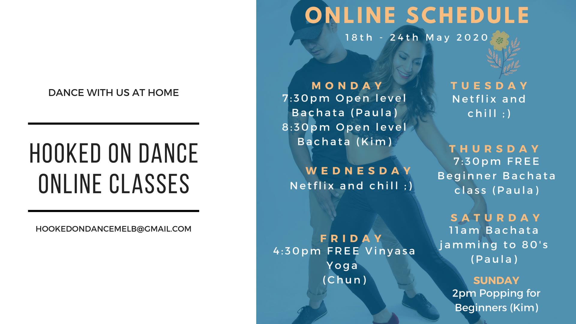 HOD Online classes week 18th to 24th May