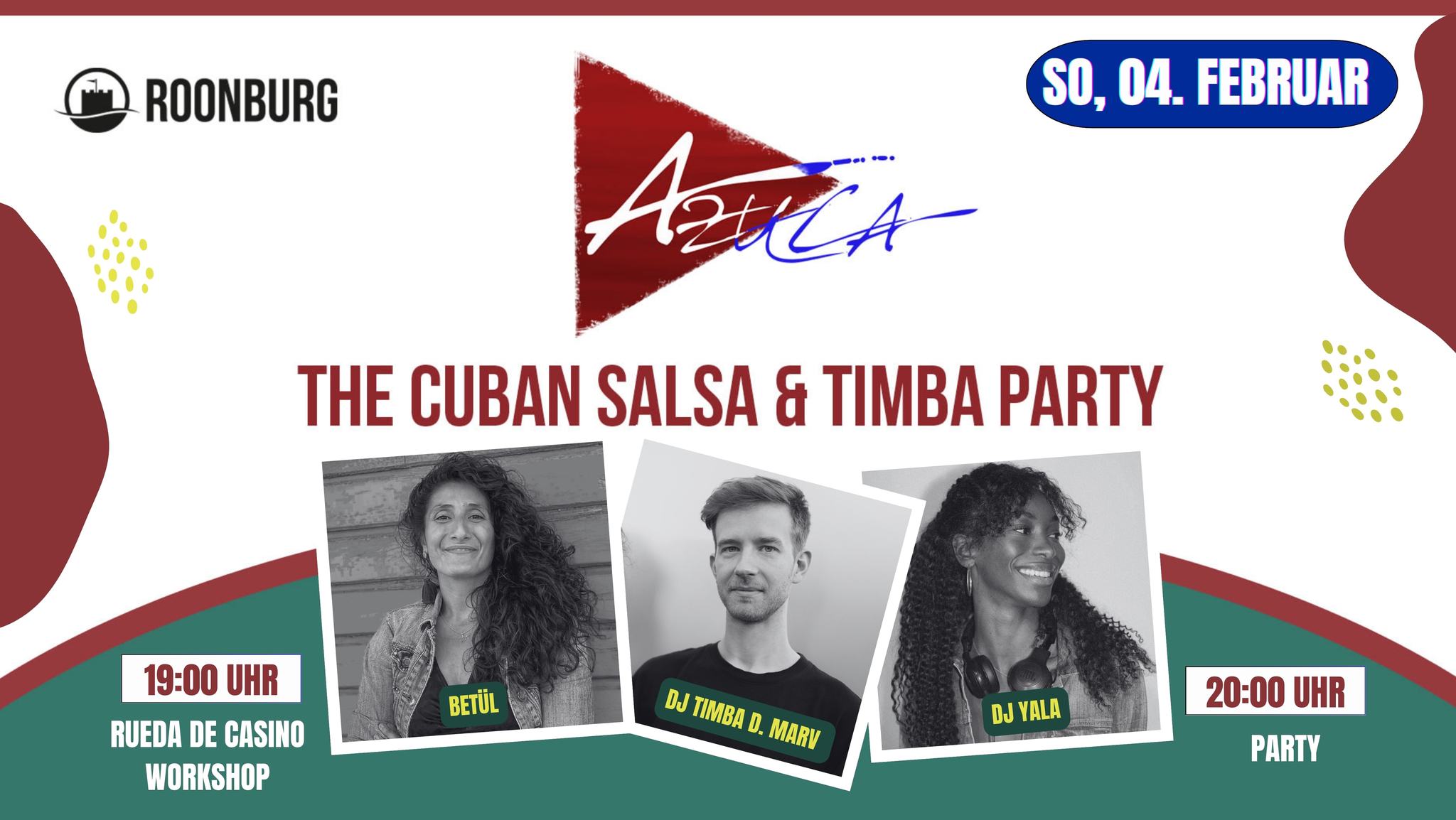 AZUCA Domingo The Cuban Salsa & Timba Party Cologne