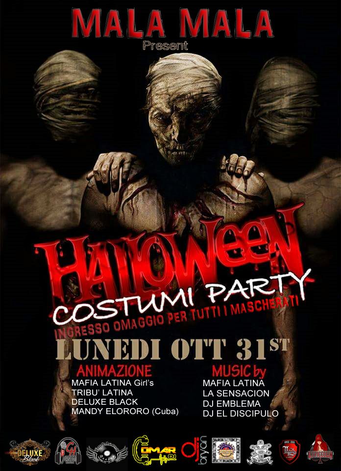 Hallowen Tutti Mascherati entrata libera