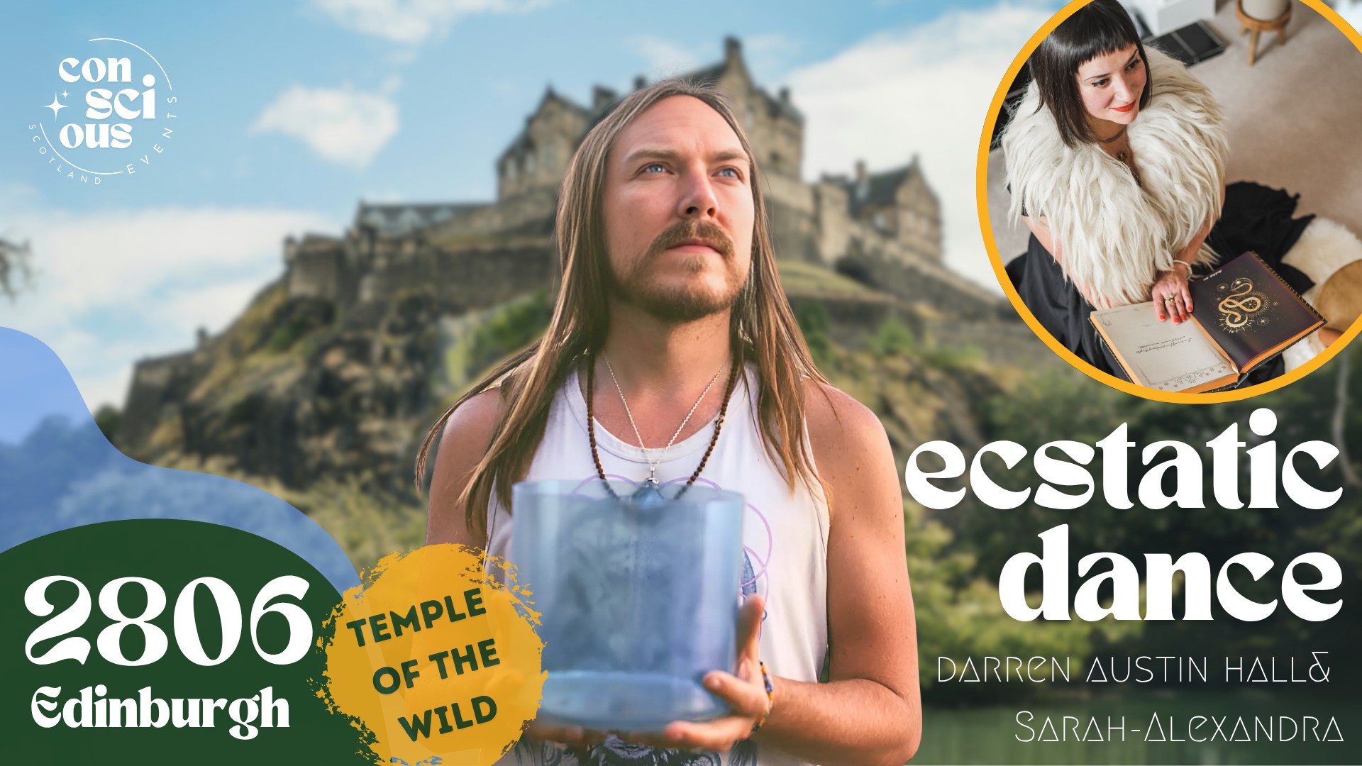 Ecstatic Dance & Sound Journey w Darren Austin Hall & Sarah-Alexandra