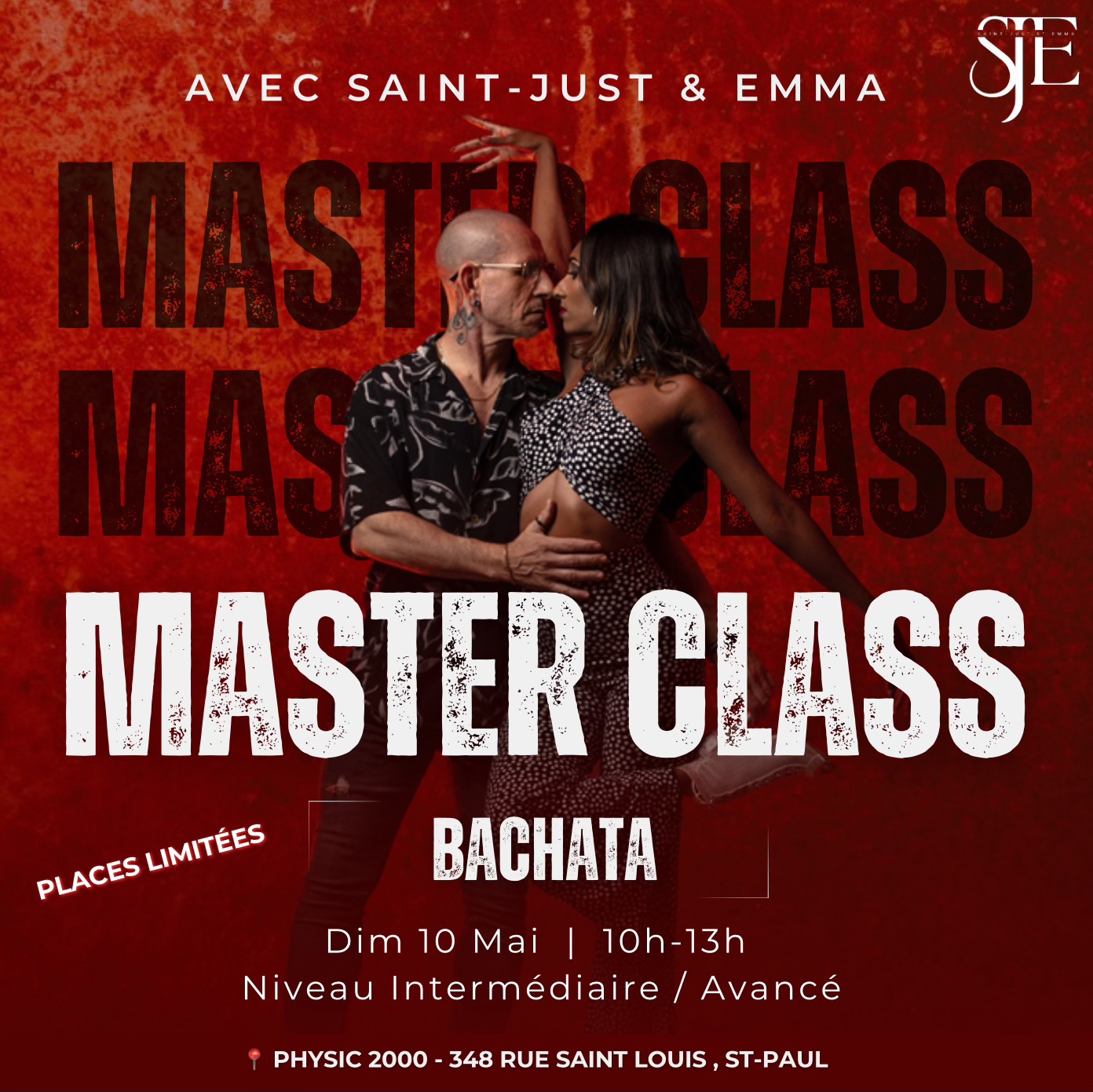 MASTERCLASS Bachata - Dim 10 Mai