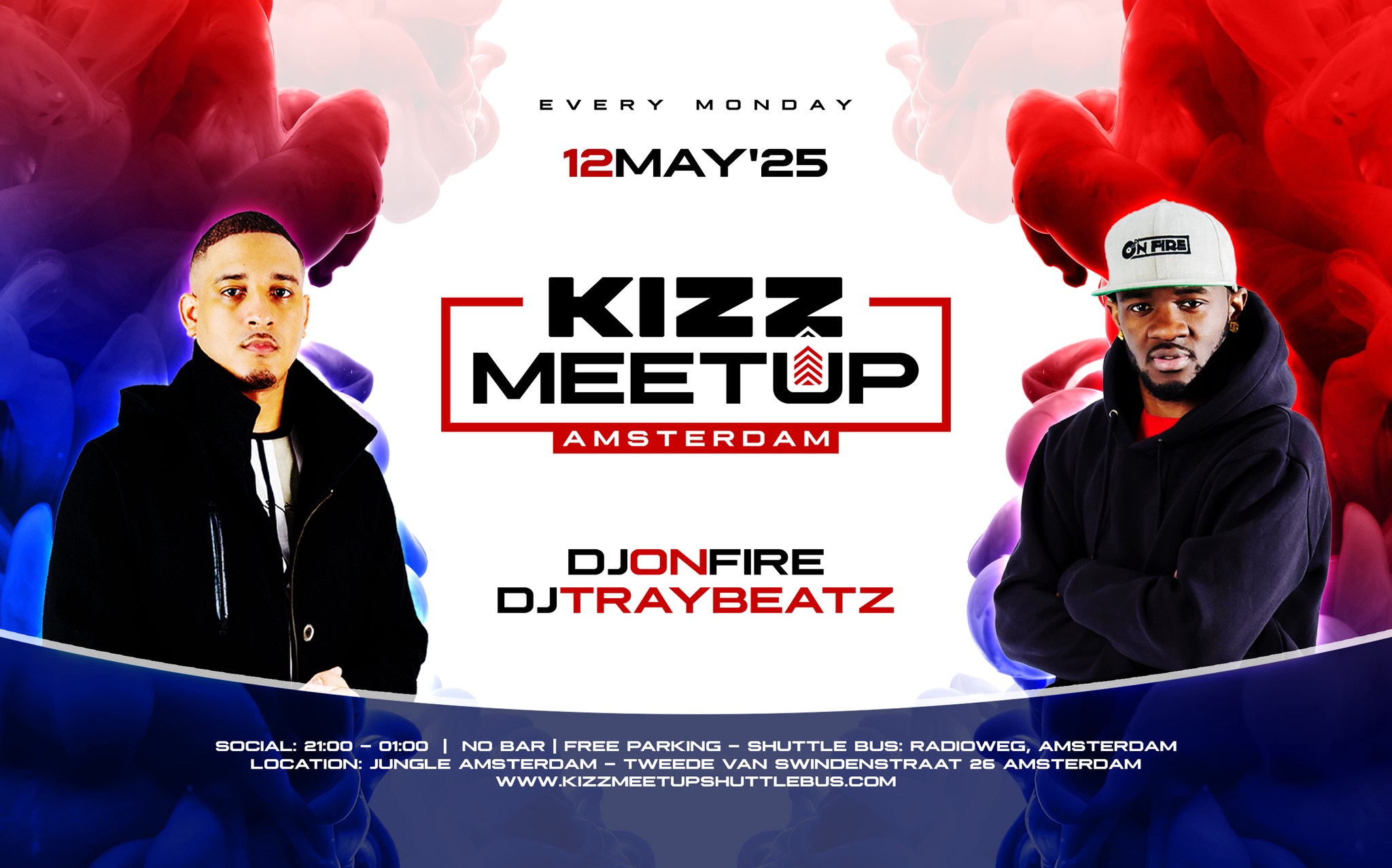 KIZZ MeetUp ‘Amsterdam’: On Fire x Traybeatz
