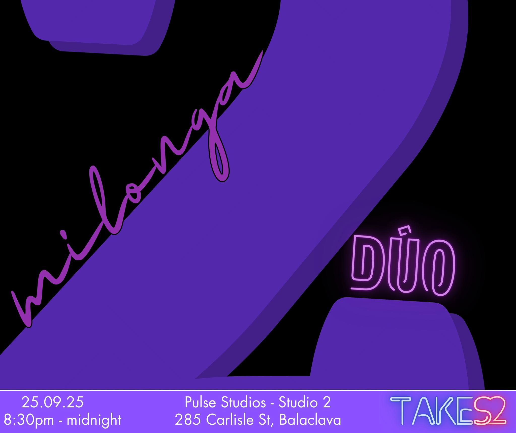 Milonga DÚO - Grand Final Long weekend edition