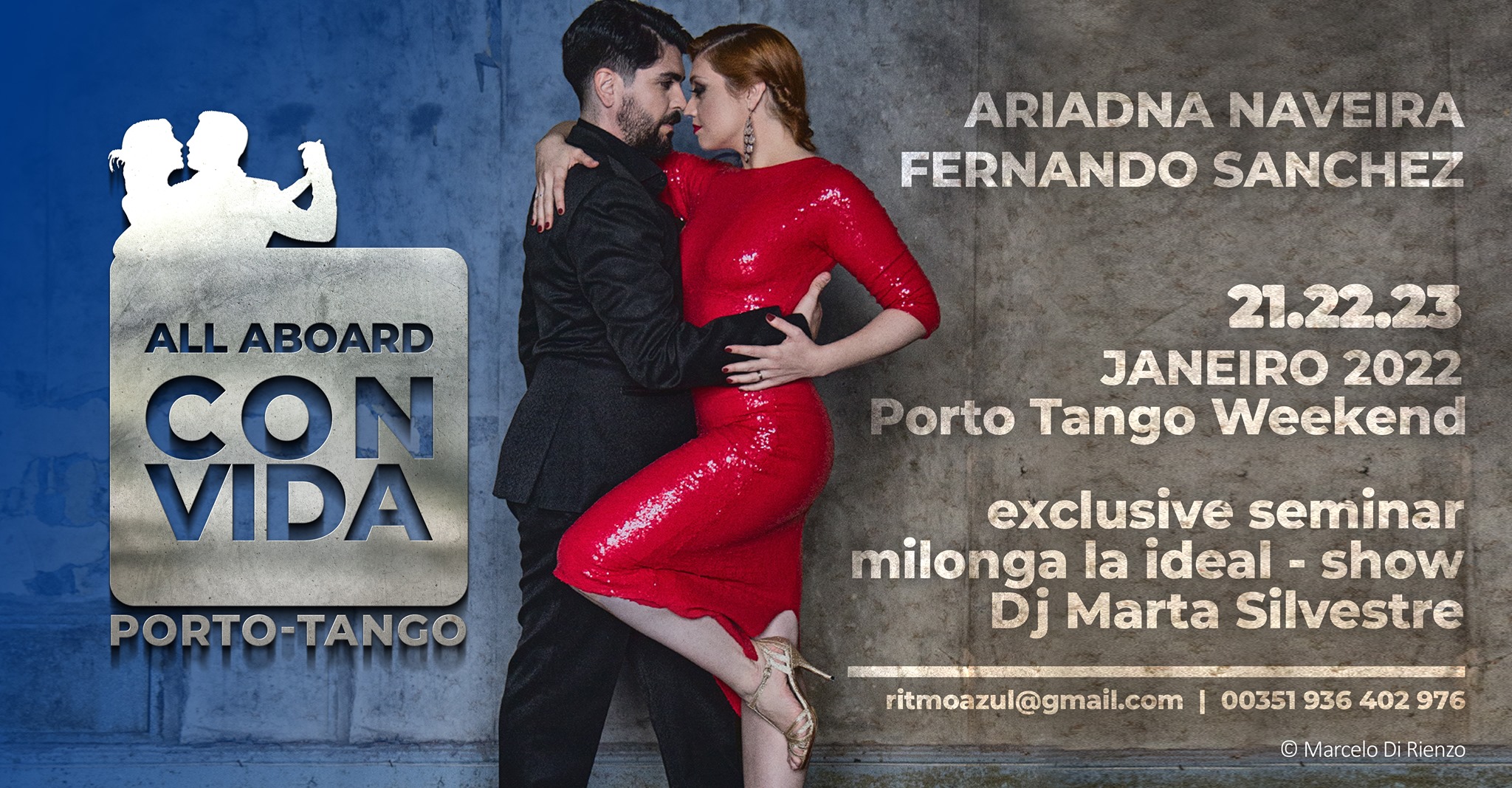 Seminário Tango Ariadna Naveira e Fernando Sanchez - ALL ABOARD CONVIDA