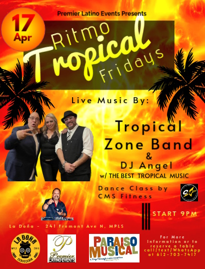 Salsa Bachata at La Doña 3rd Friday Ft TZO