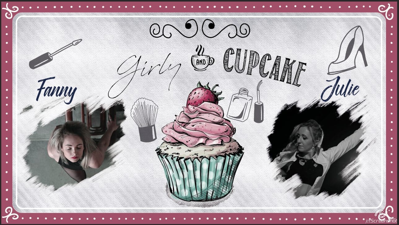 GIRLY AND CUPCAKE