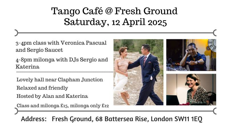 Tango Café - milonga and class with Veronica and Sergio