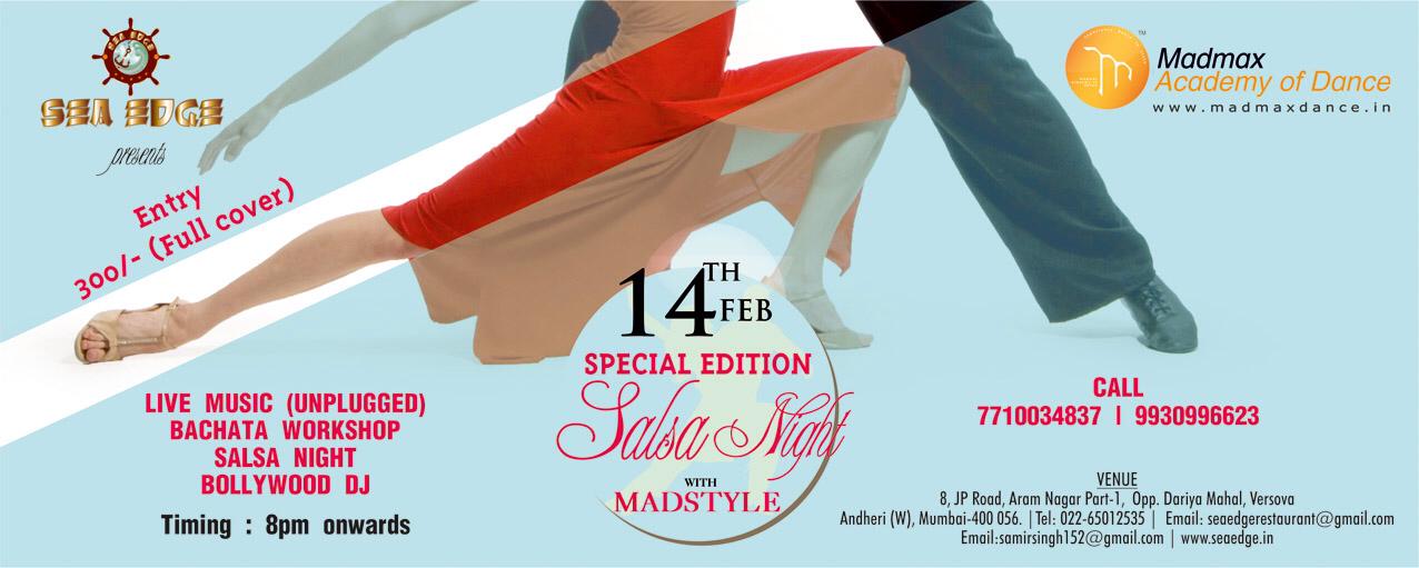 Feb 14th Special Edition - ' Saturday Salsa Night with Madstyle'