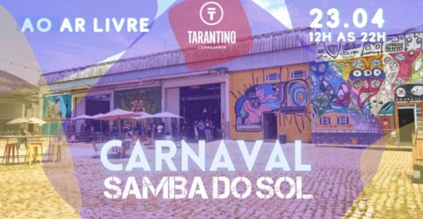 CARNAVAL • AO AR LIVRE na CERVEJARIA TARANTINO
