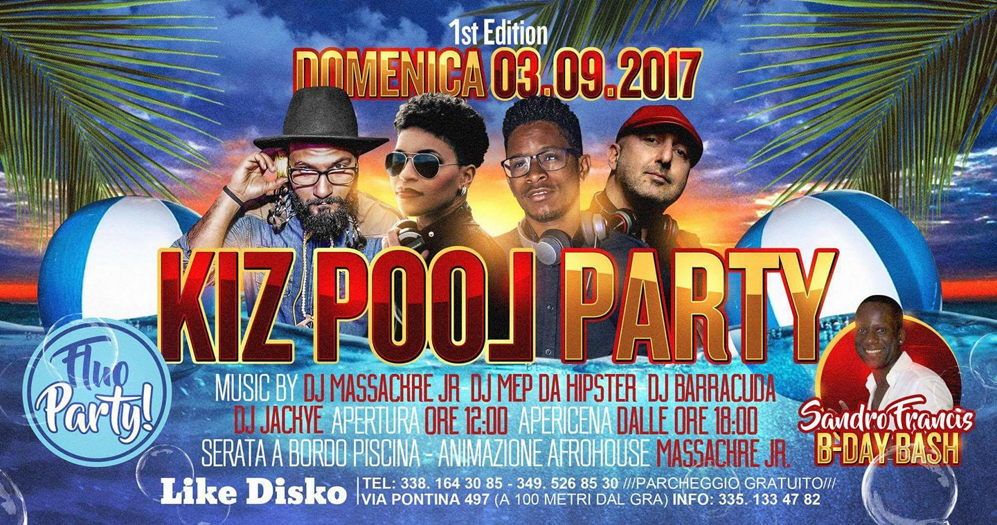 Kiz Pool Party (1st Edition) Domenica 3 Settembre