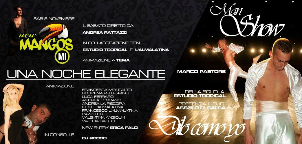 UNA NOCHE ELEGANTE . SAB 8 NOV