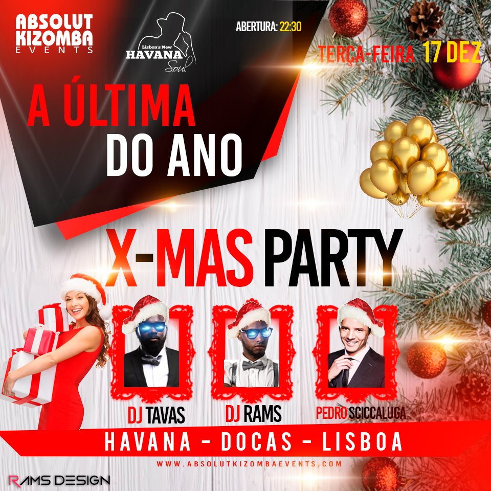 Terças Absolut Kizomba at Havana - A última do ano!