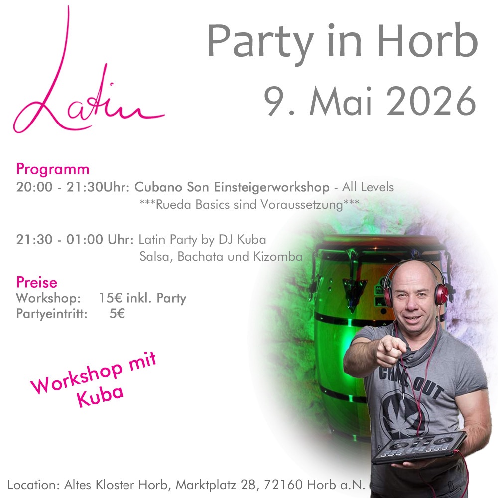 Salsa im Kloster mit SON Workshop by DJ Kuba