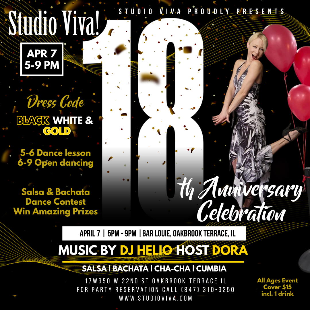 Studio Viva's 18th ANNIVERSARY PARTY