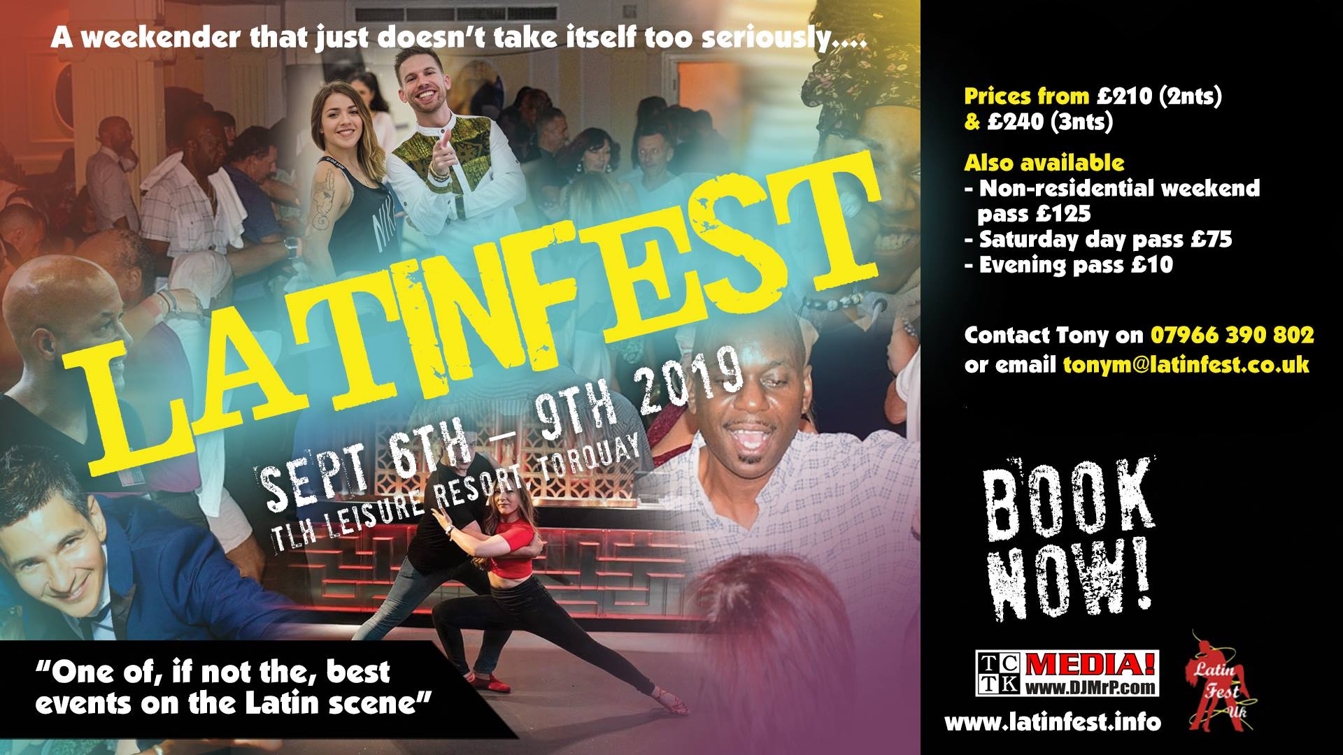Latinfest Sept Weekender 2019