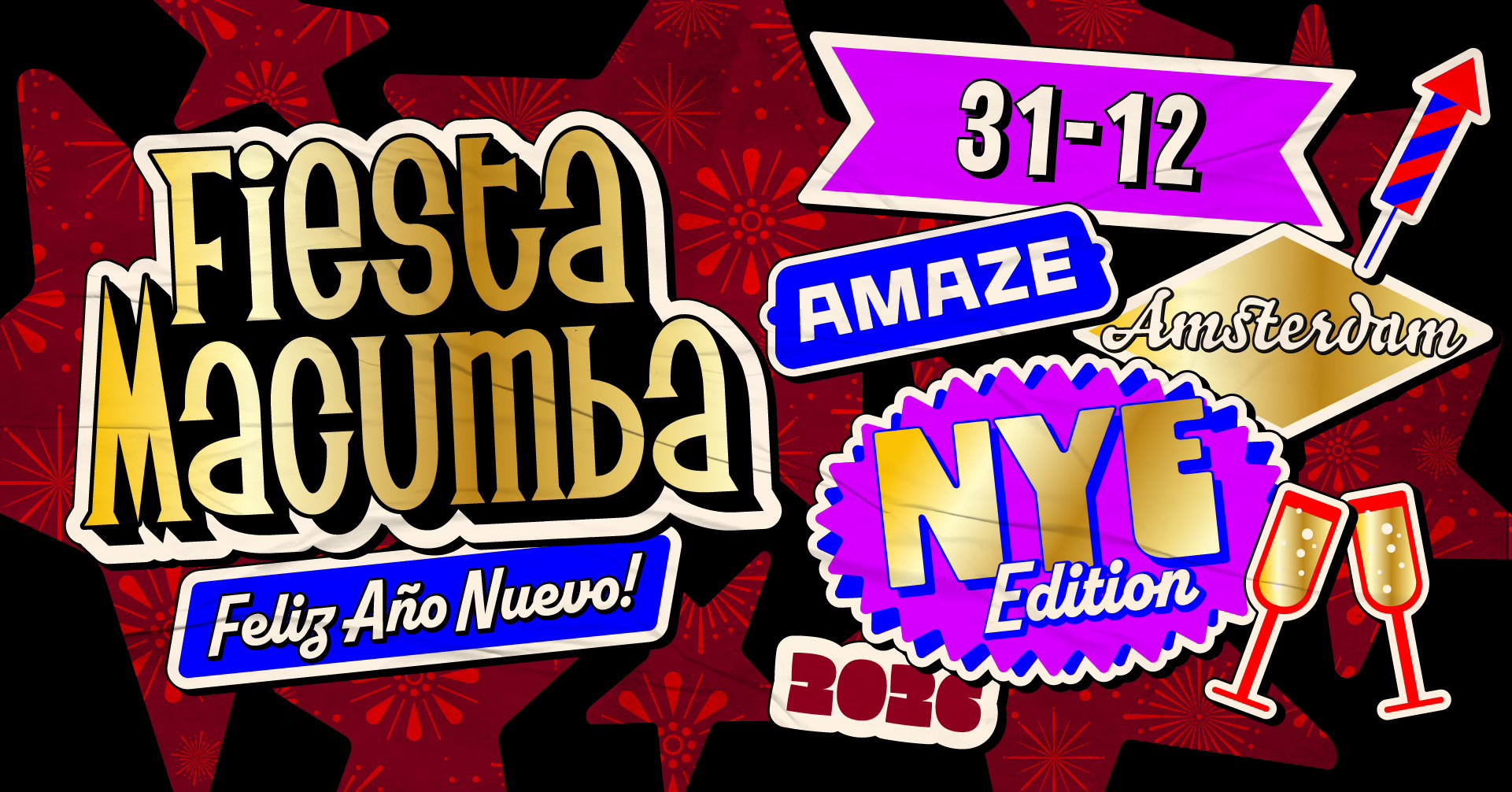 Fiesta Macumba NYE 🥂 AMAZE Amsterdam