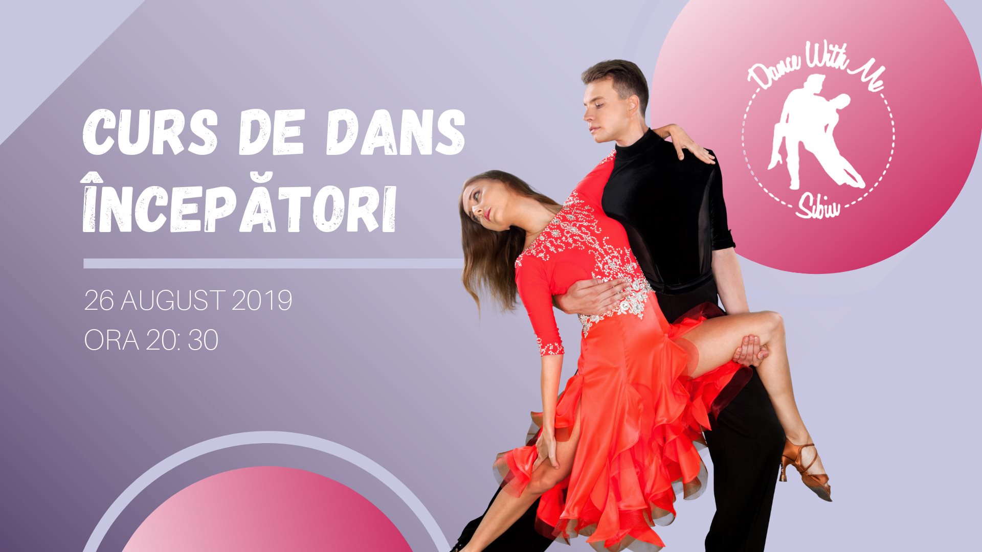 Curs de DANS începători din 26 August 2019