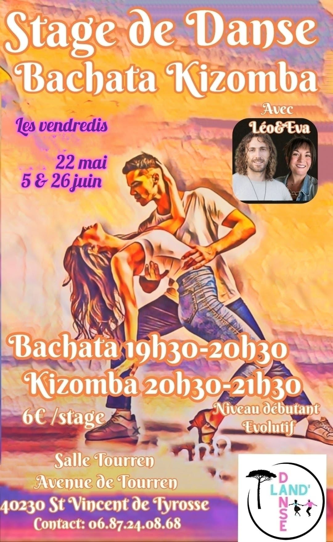 Stage Bachata Kizomba chez Land' Danses