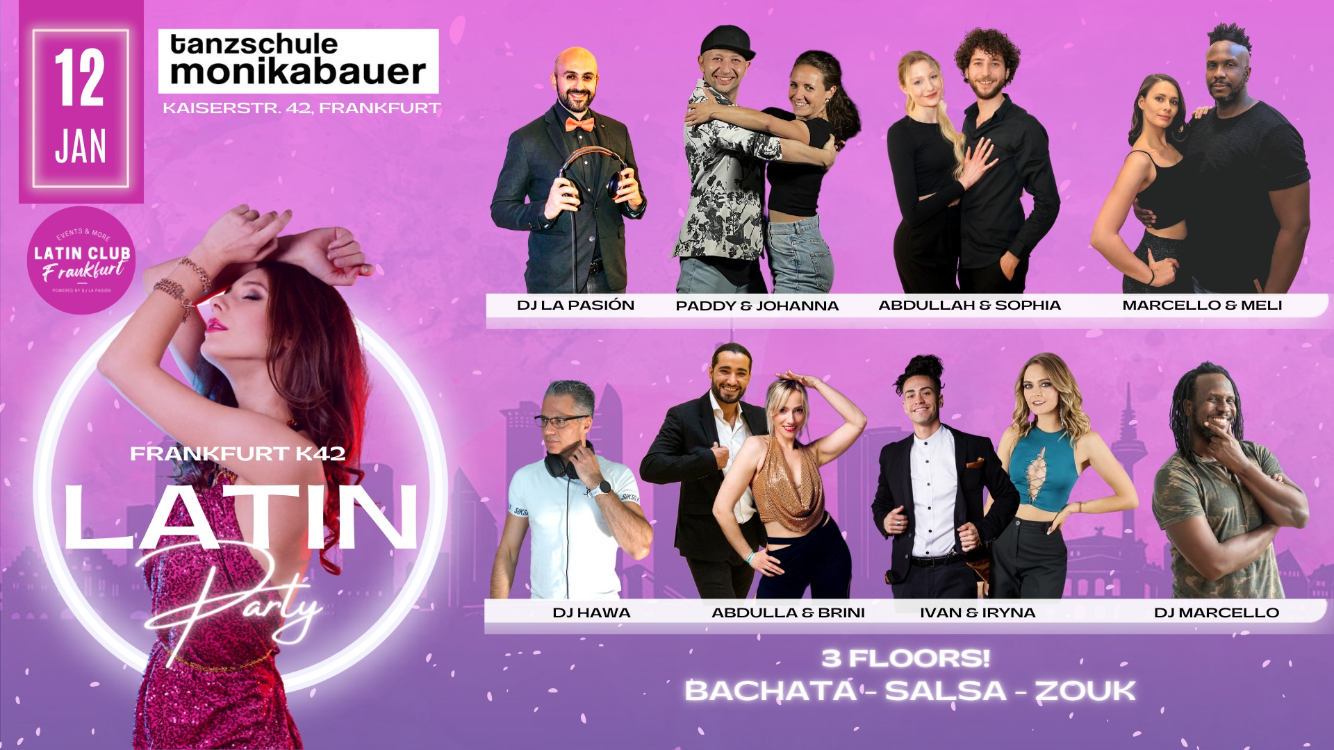 ★ Latin Party K42 ★ Frankfurt - 3 Floors!