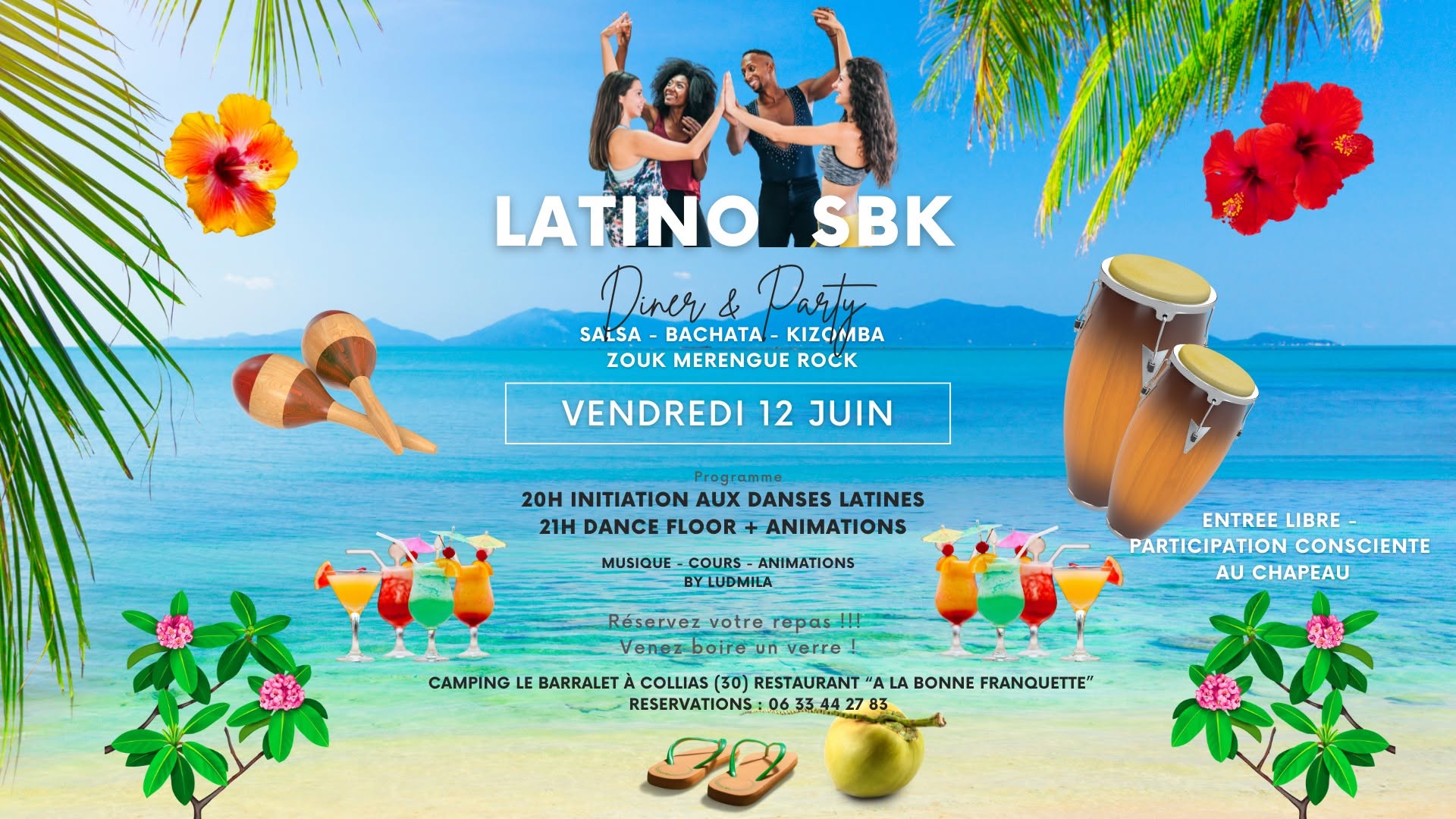 Soirée Latino SBK Dîner & Party