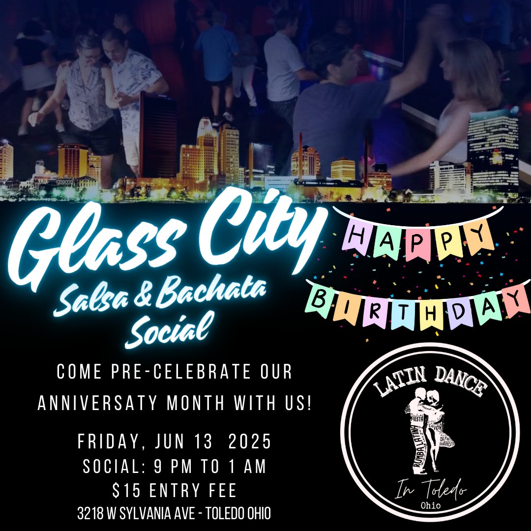Glass City Salsa and Bachata Social - Jun Edition