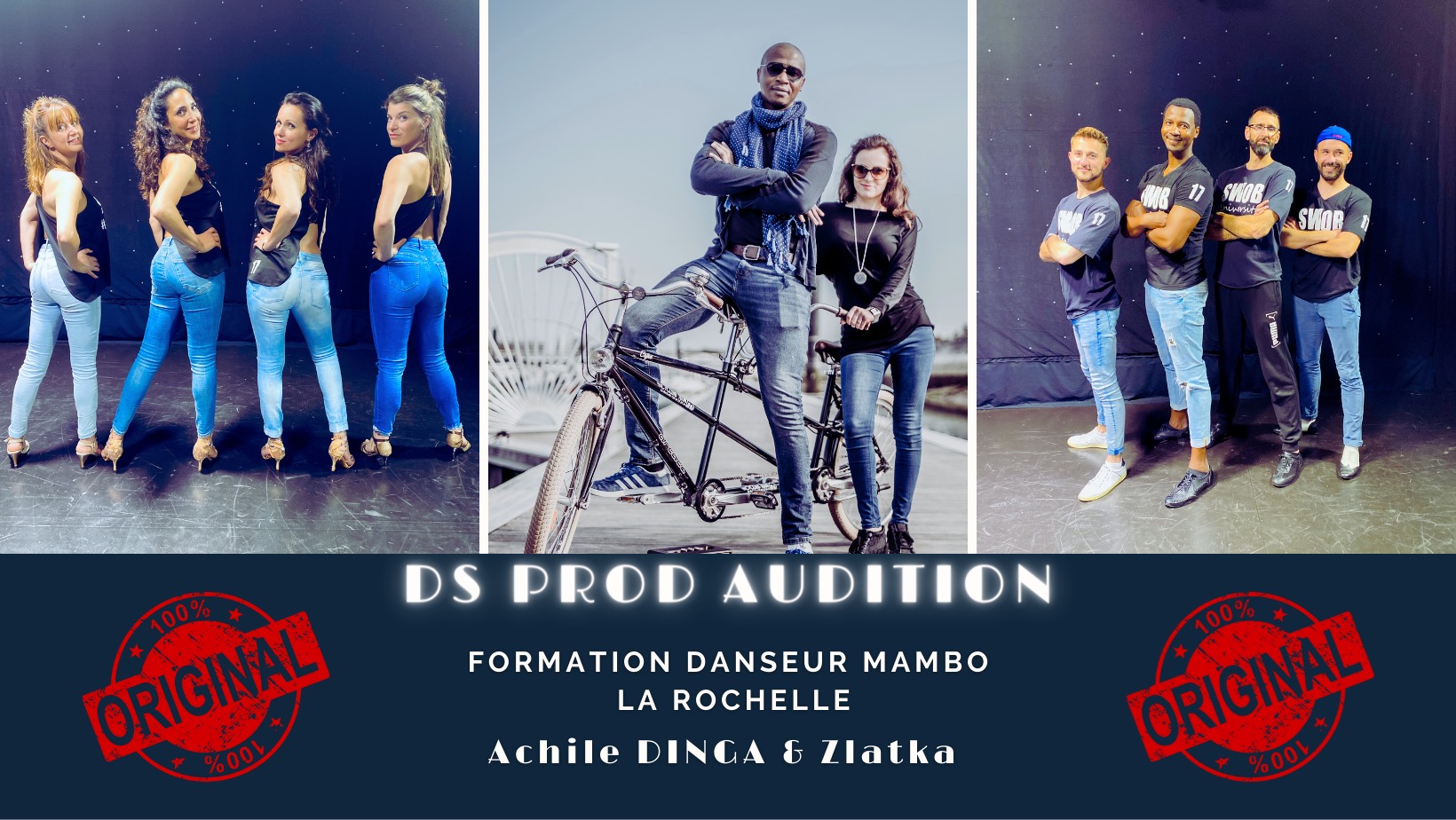 DS PROD AUDITION - FORMATION DE DANSEURS MAMBO - LA ROCHELLE - ACHILE DINGA & ZLATKA