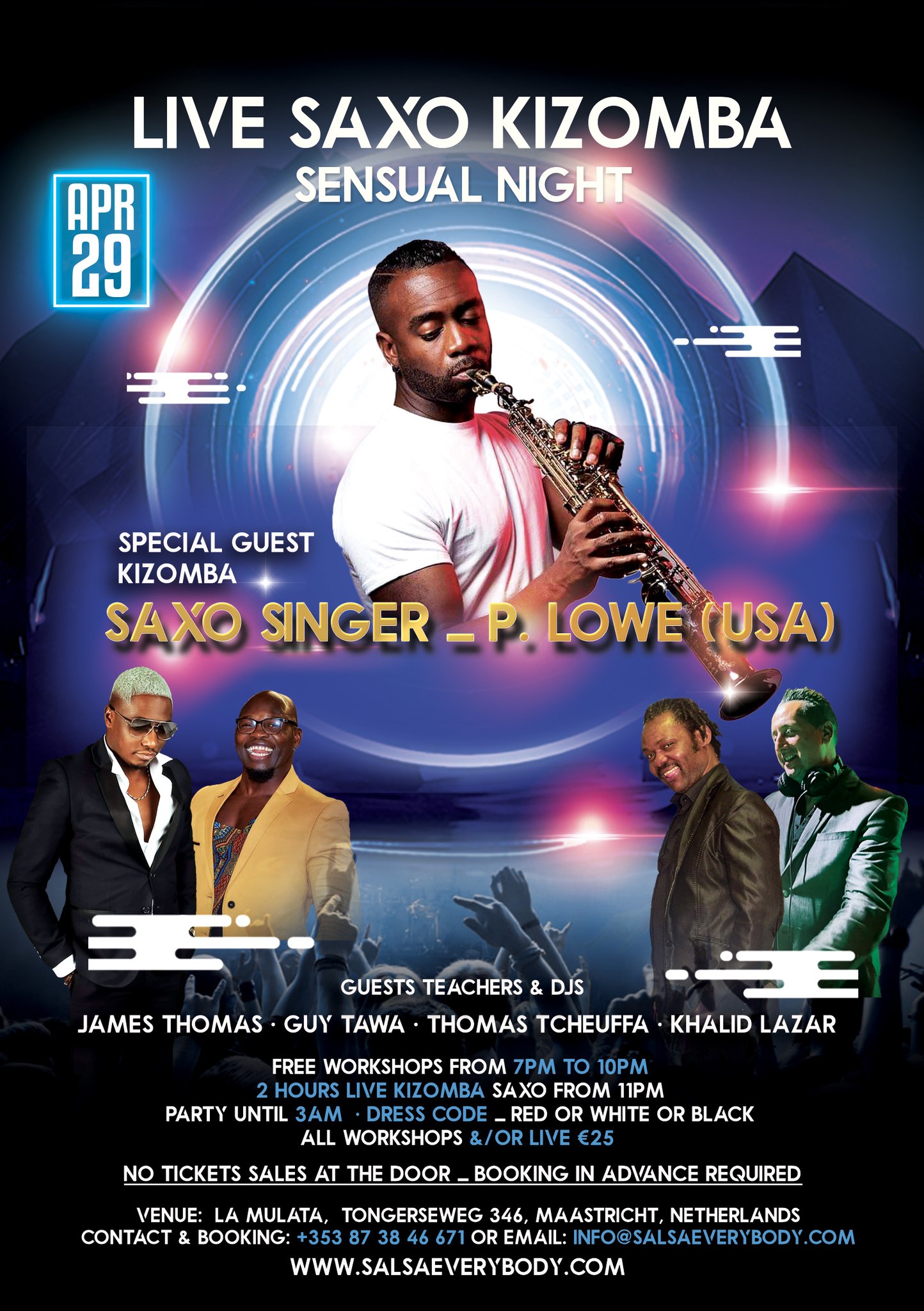 LIVE SAXO KIZOMBA (SENSUAL NIGHT)
