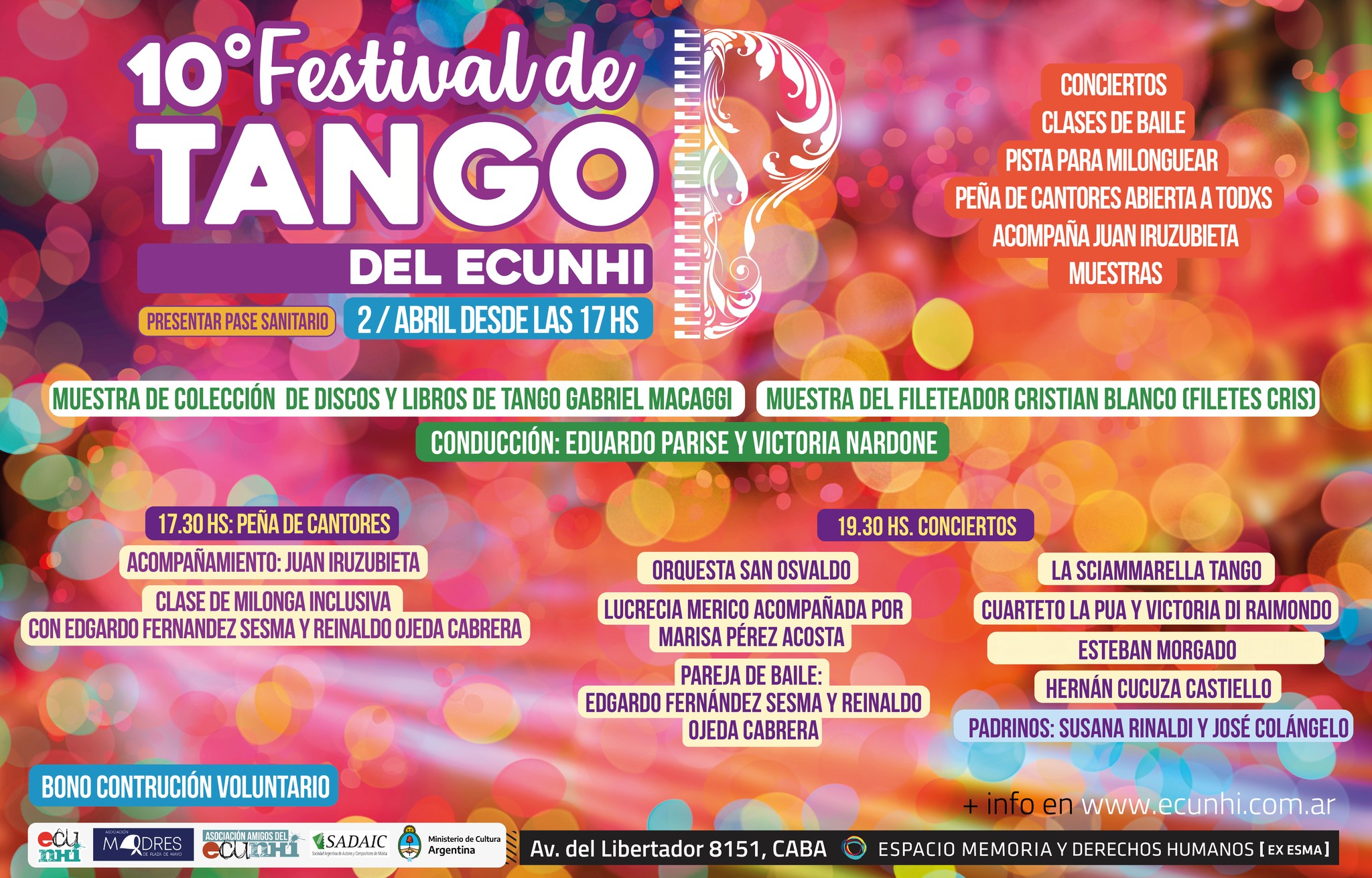10º Festival de Tango del ECuNHi