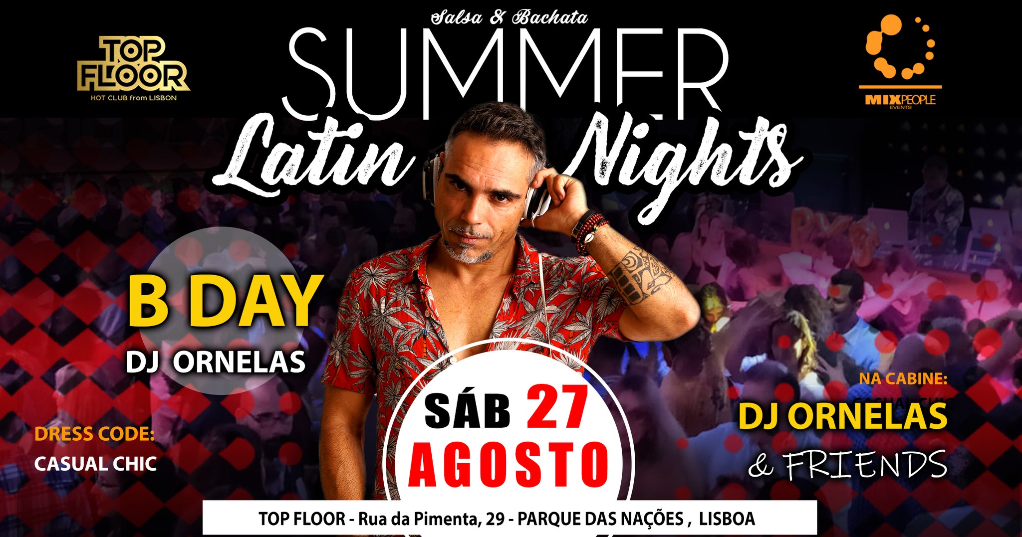 Summer Latin Nights - 27 Agosto no Top Floor