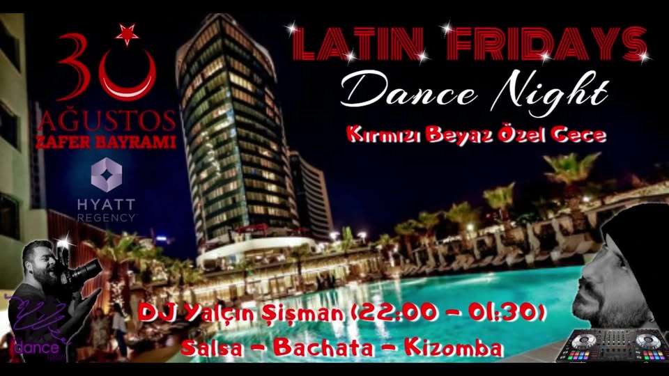 Latin Fridays Pool Party - Kırmızı Beyaz Özel Gece