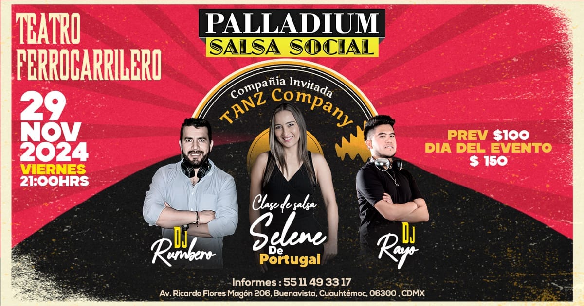 PALLADIUM SALSA SOCIAL - NOVIEMBRE 🌟