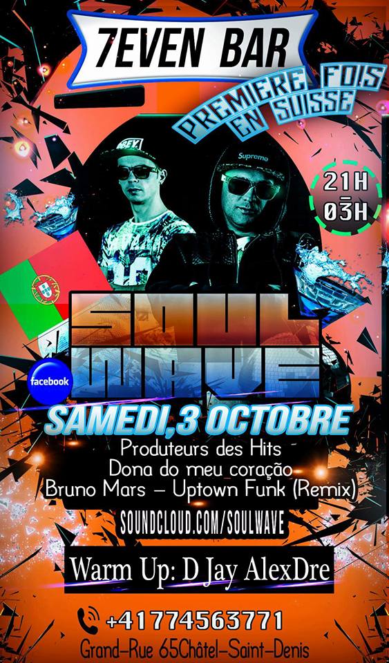 SoulWave en Suisse @ Seven Bar Châtel-St-Denis