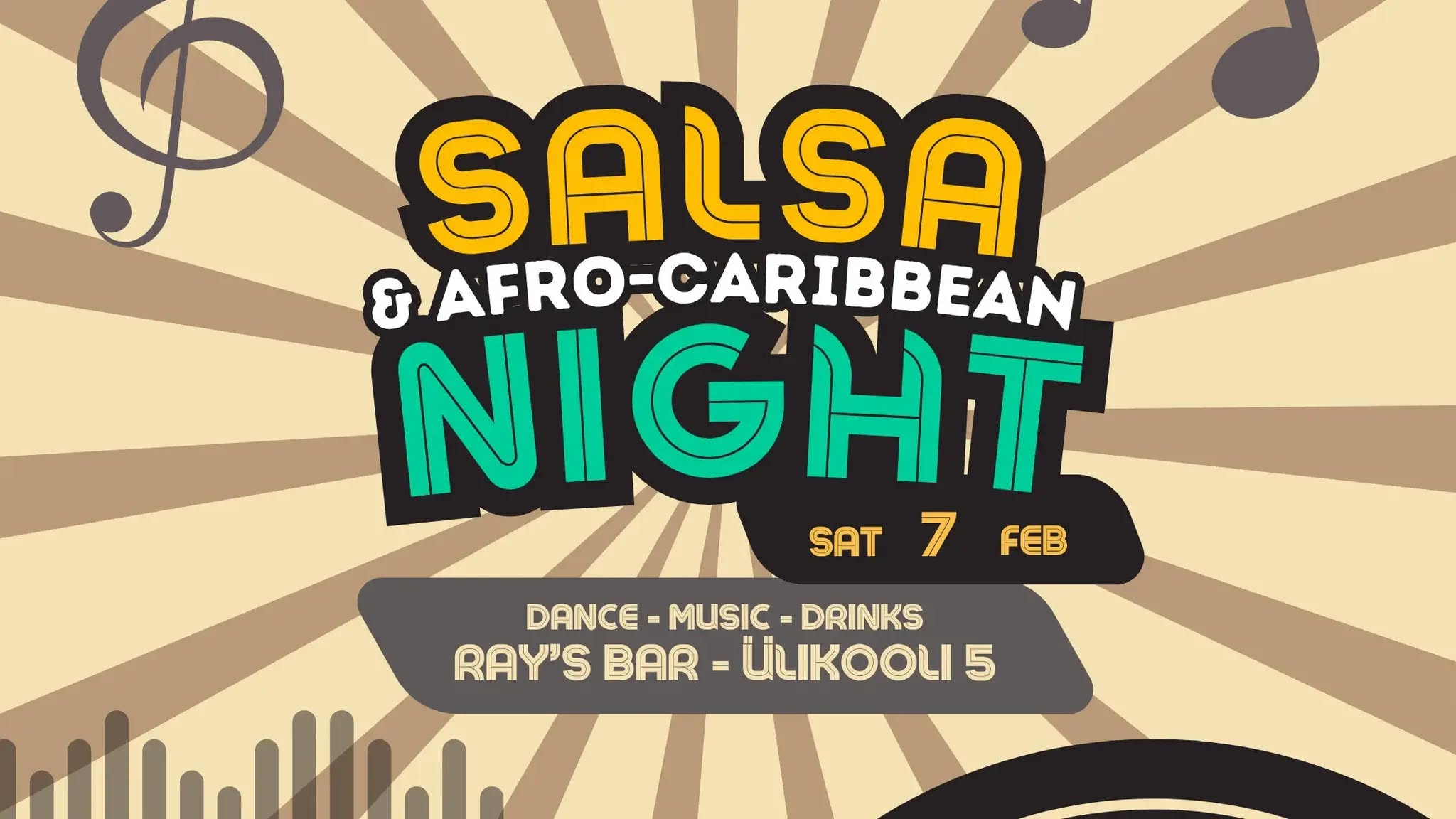 🌴 Salsa ja afro-kariibi õhtu Ray's baaris! 🕺💃