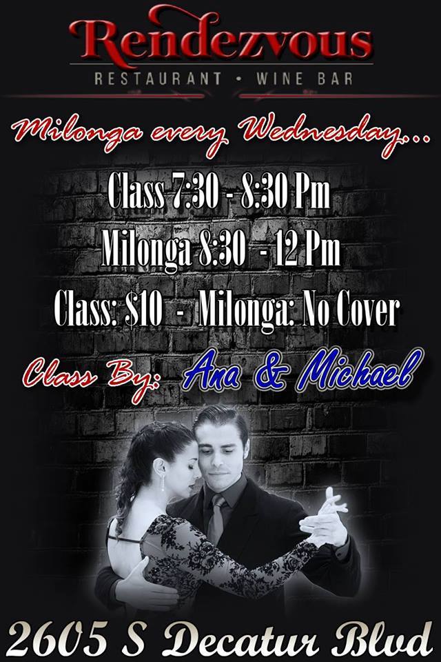 Wednesdays at Rendezvous are still ON! Class by Michael & Ana