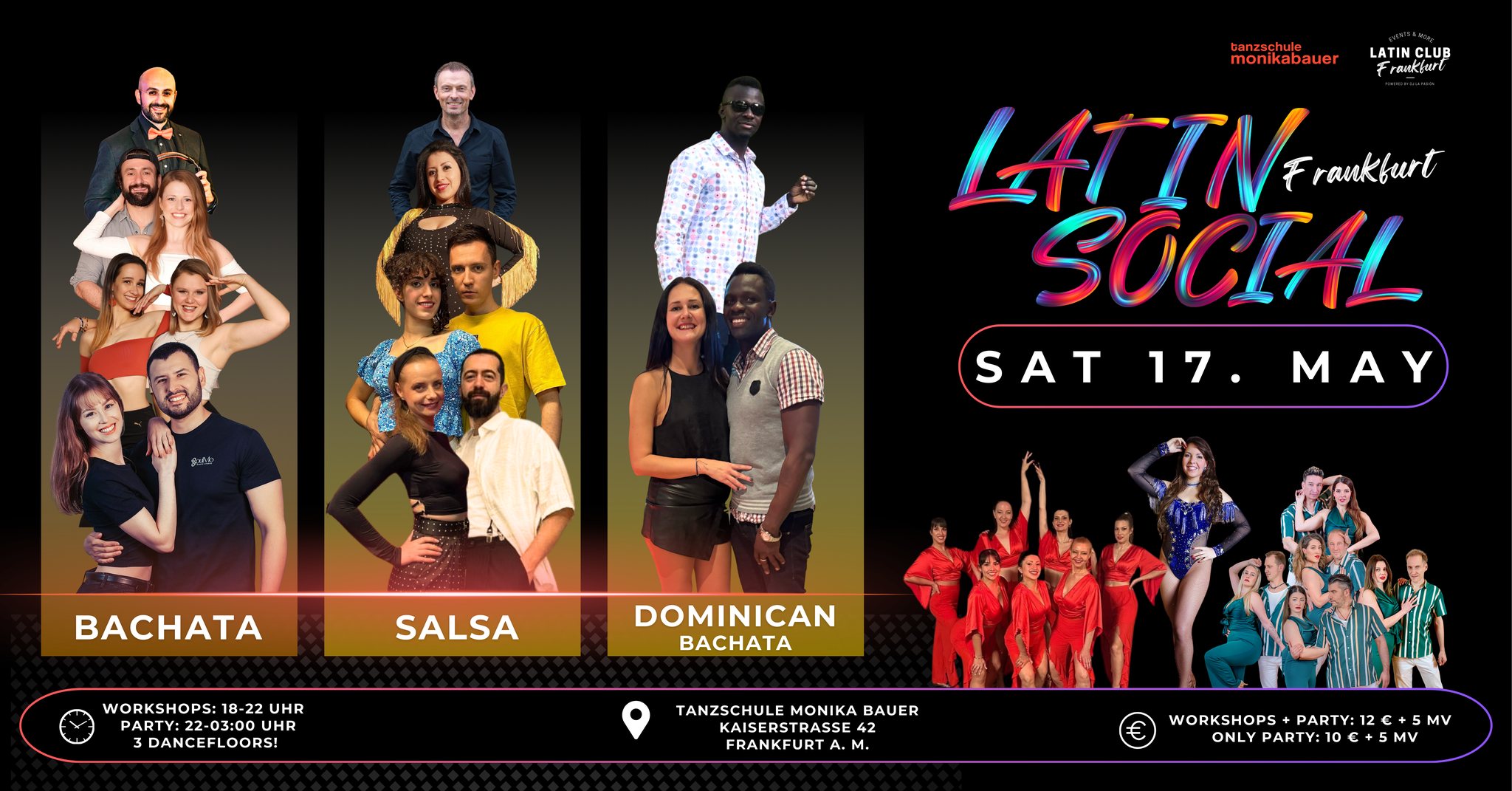 ★ LATIN SOCIAL Frankfurt ★ Bachata, Salsa & Dominican Bachata!!