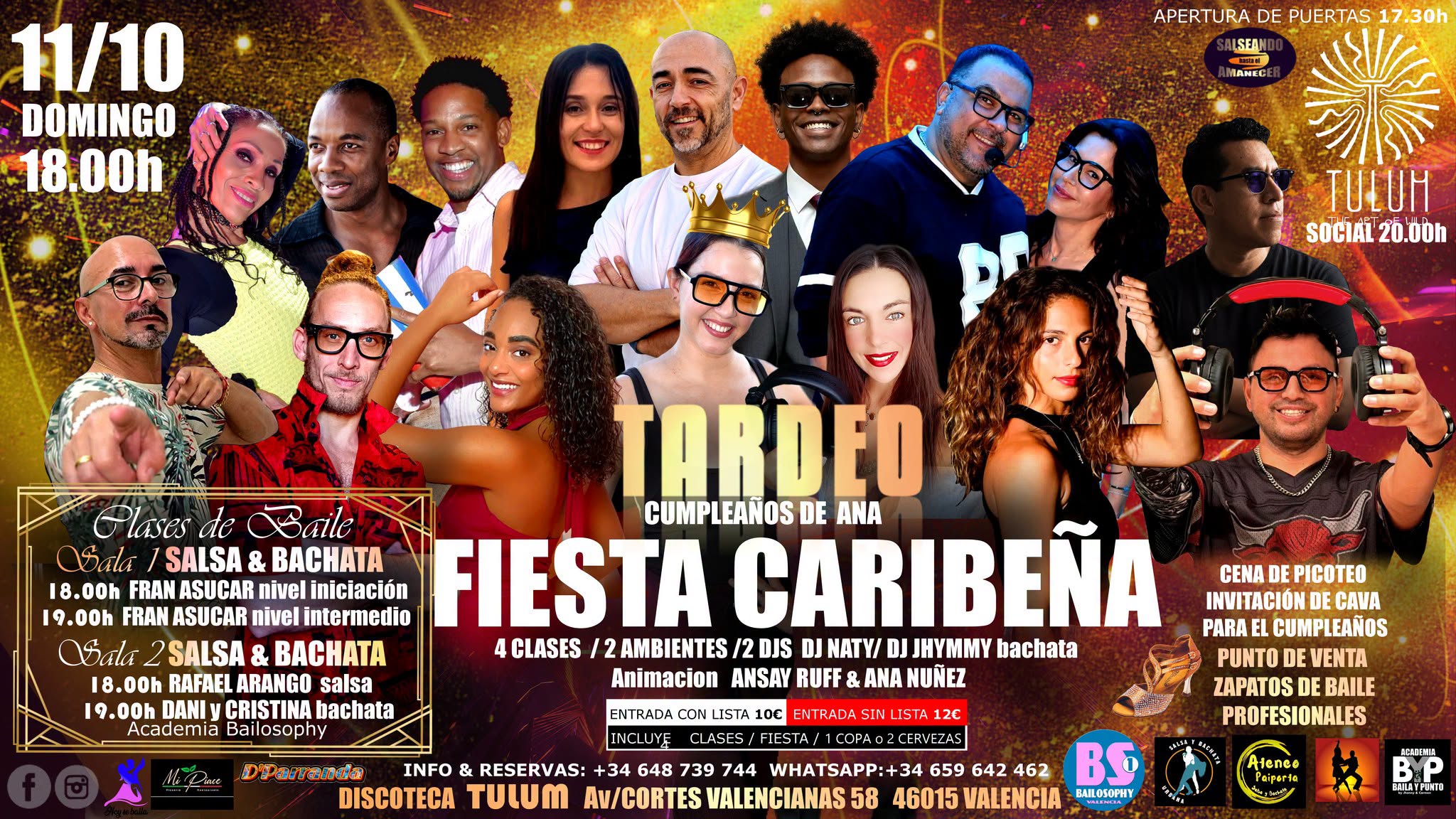 FIESTA CARIBEÑA en TULUM VALENCIA