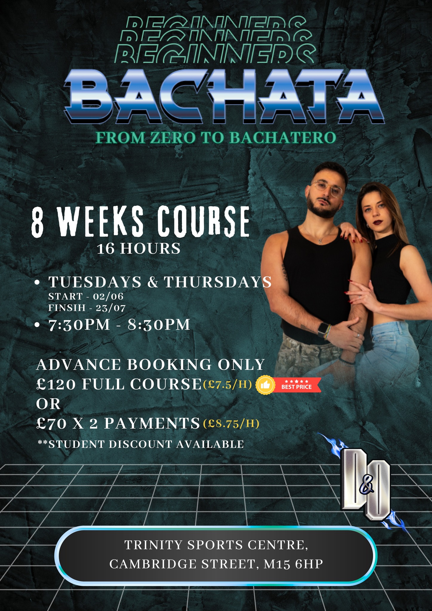 BACHATA BEGINNERS COURSE dance class Manchester