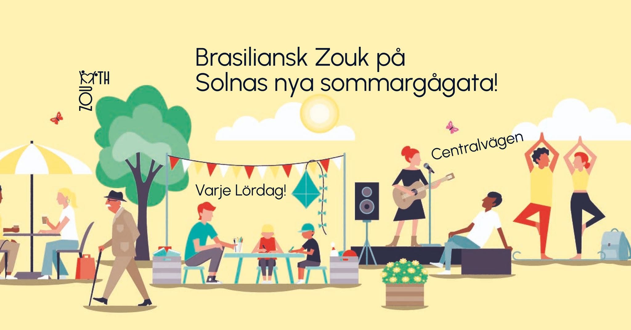 Brasiliansk Zouk på Centralvägen!