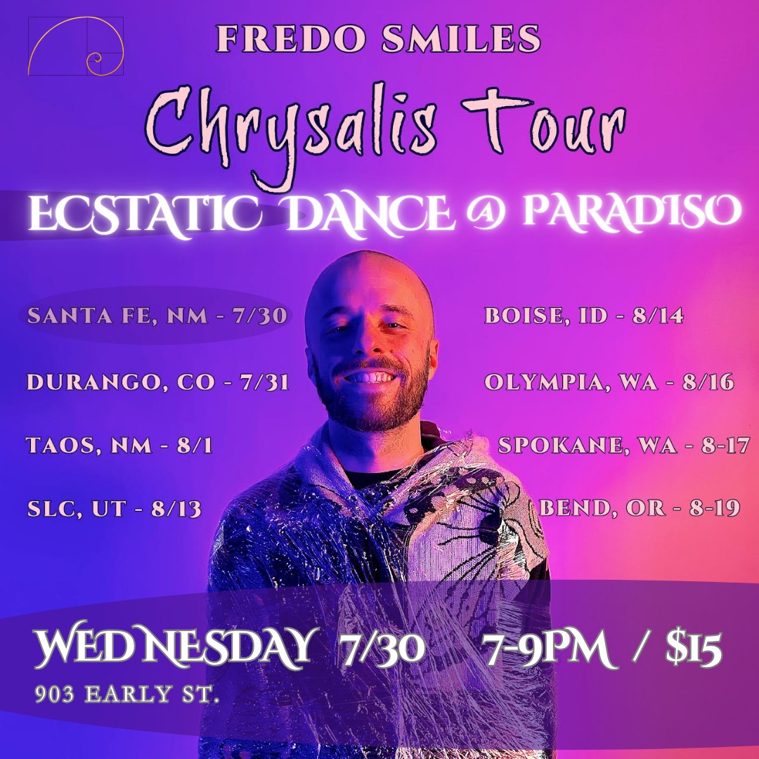 Ecstatic Dance @ Paradiso with Fredo Smiles