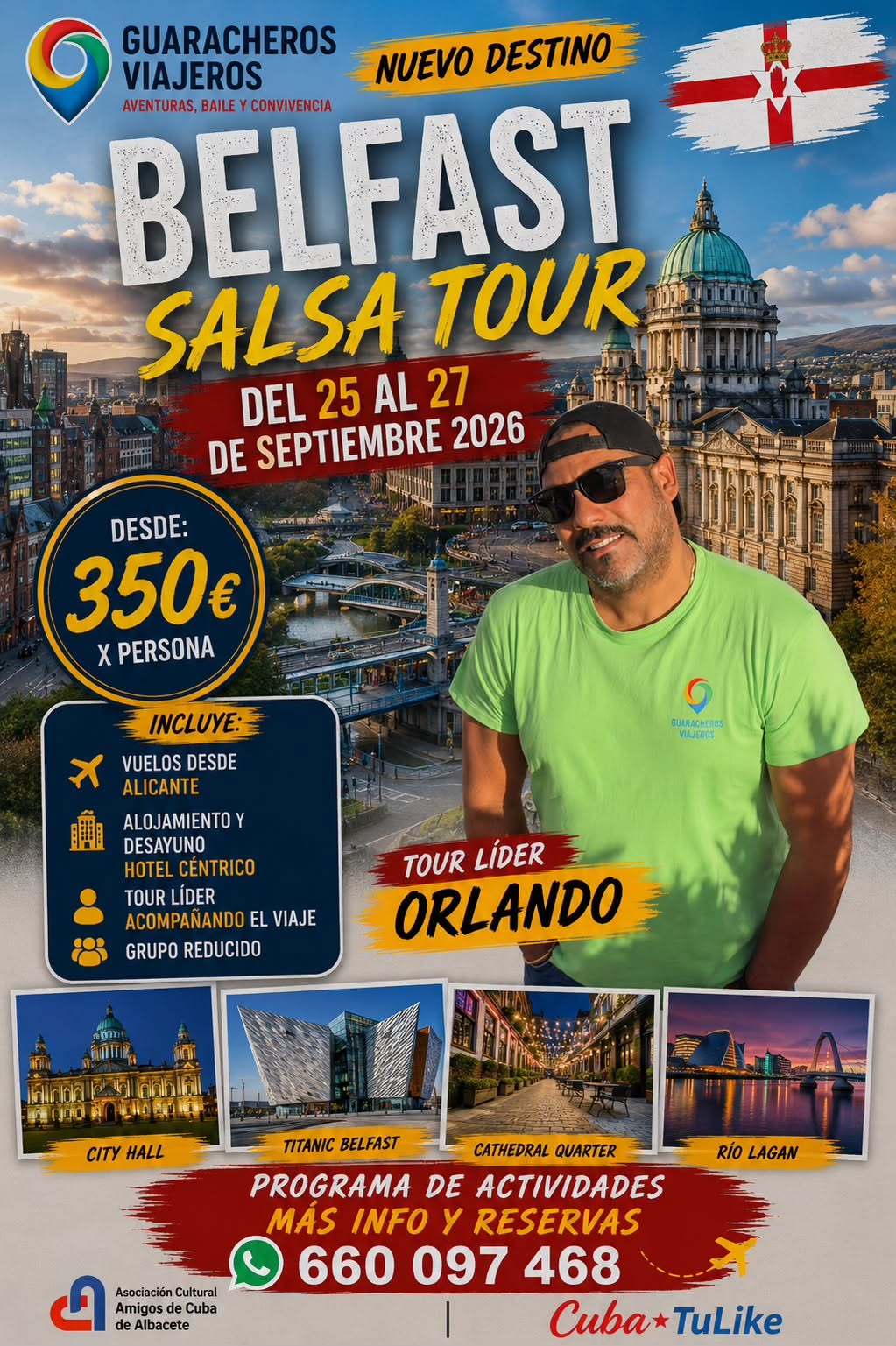 Belfast Salsa Tour» Irlanda del Norte by Guaracheros Viajeros