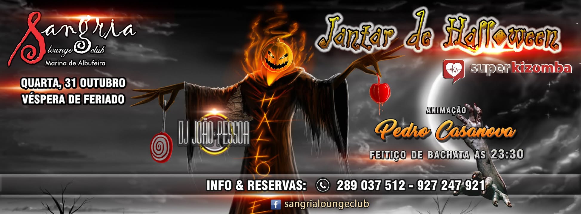 Super Halloween c Jantar Arrepiante ☆ Sangria & Tasca Portuguesa