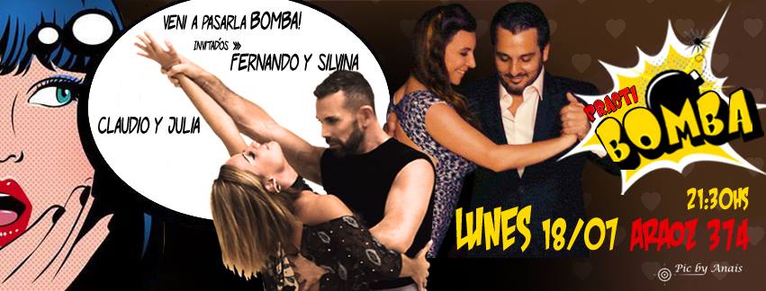 Hoy a La Practi-Bomba! Claudio Gonzalez y Julia Urruty Fernando Galera y Silvina Valz! en el Invierno Porteño, Dress Code: Animal Print!