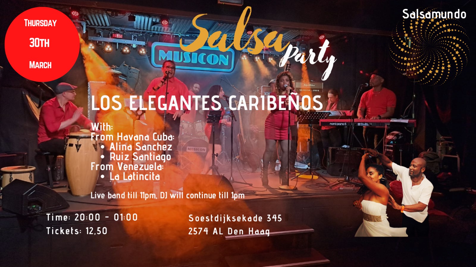 Salsa Cubana night in Musicon