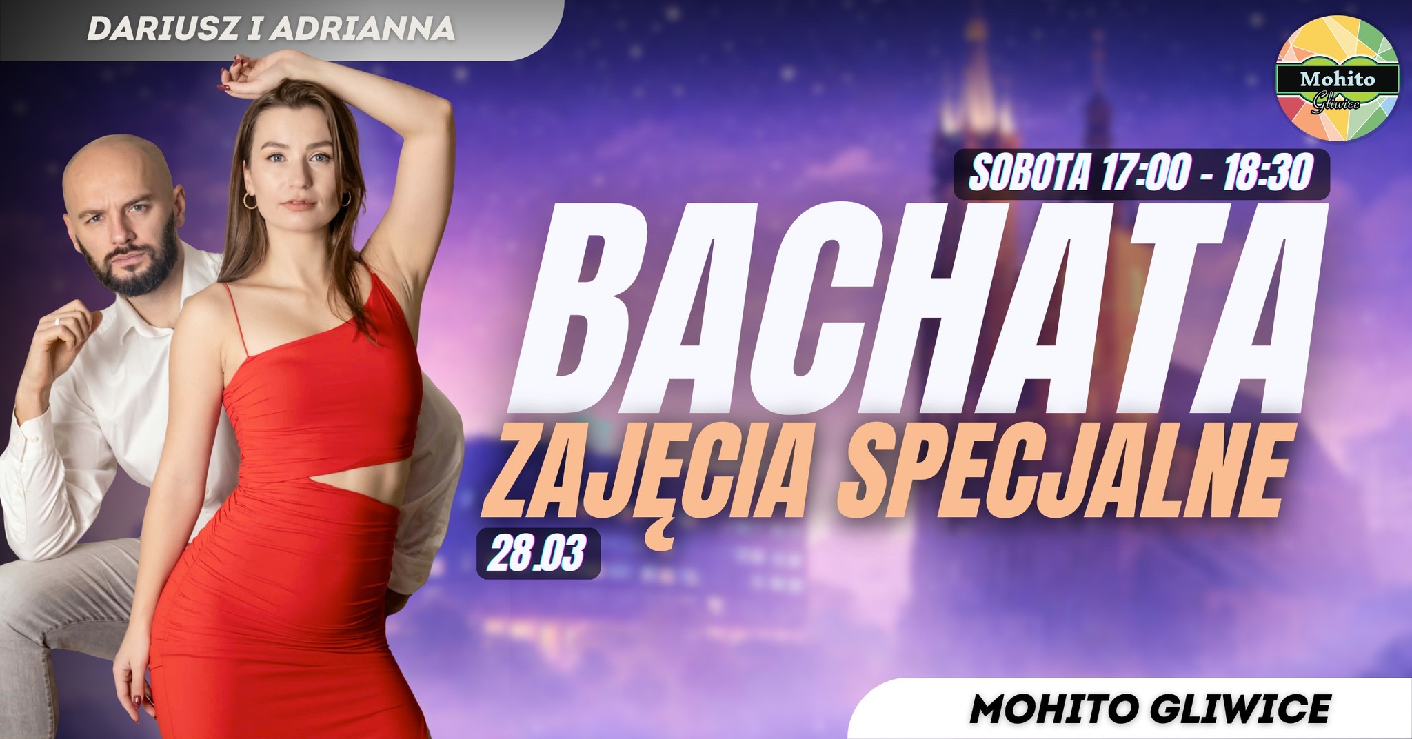 BACHATA FUN FACTORY - ZAJĘCIA SPECJALNE Z ADRIANNĄ I DARIUSZEM