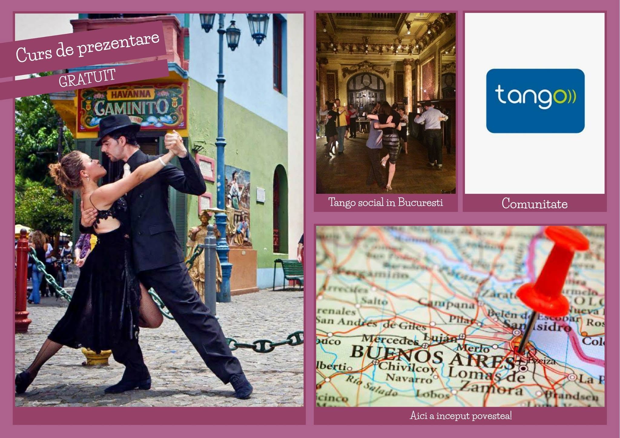 Curs gratuit de tango argentinian